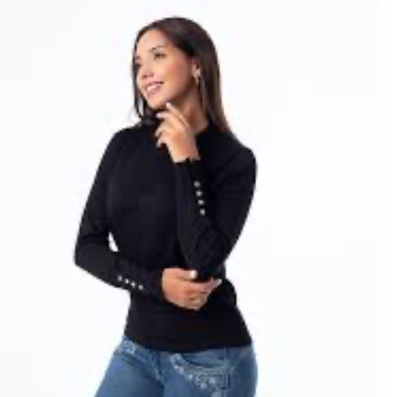 ALEEZA PARIS SATIN RUFFLE BLOUSE - Picture 3 of 5